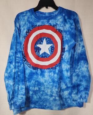 Captain America long sleeve shirt kids size 18/20
